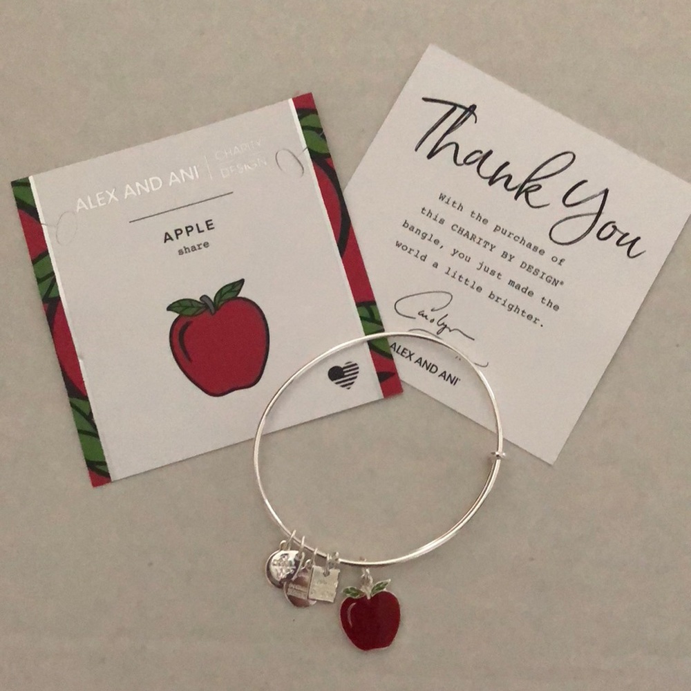 Alex and Ani Apple Bracelet